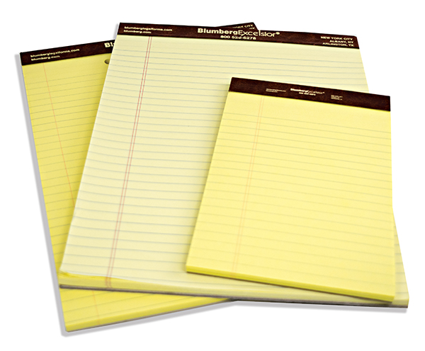 legal writing pads